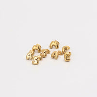 Initiaal Oorbellen - Bubble Letter