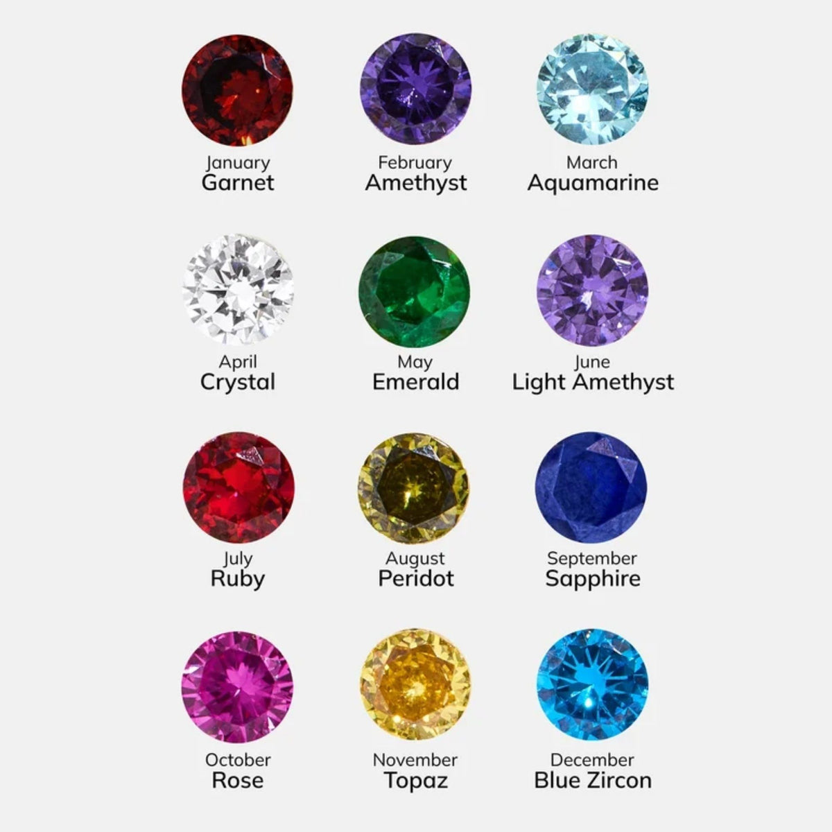 Bubble Initial Custom Birthstone Bracelet | Moonela