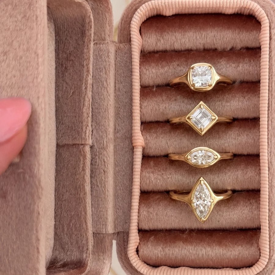 Cushion Cut Signet Ring