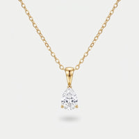 Peer Geslepen Druppel Ketting